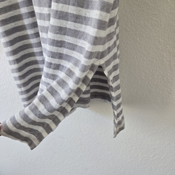 Eileen Fisher Women's Striped 100% Organic Linen Shift Tunic Shirt Dress Size PM - Picture 5 of 14
